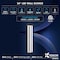 Luxrite Outdoor LED Wall Sconce 24in Outdoor Wall Light Black Aluminum 3CCT 3000K-5000K 26W ETL IP65 LR40318-1PK - alternate 5